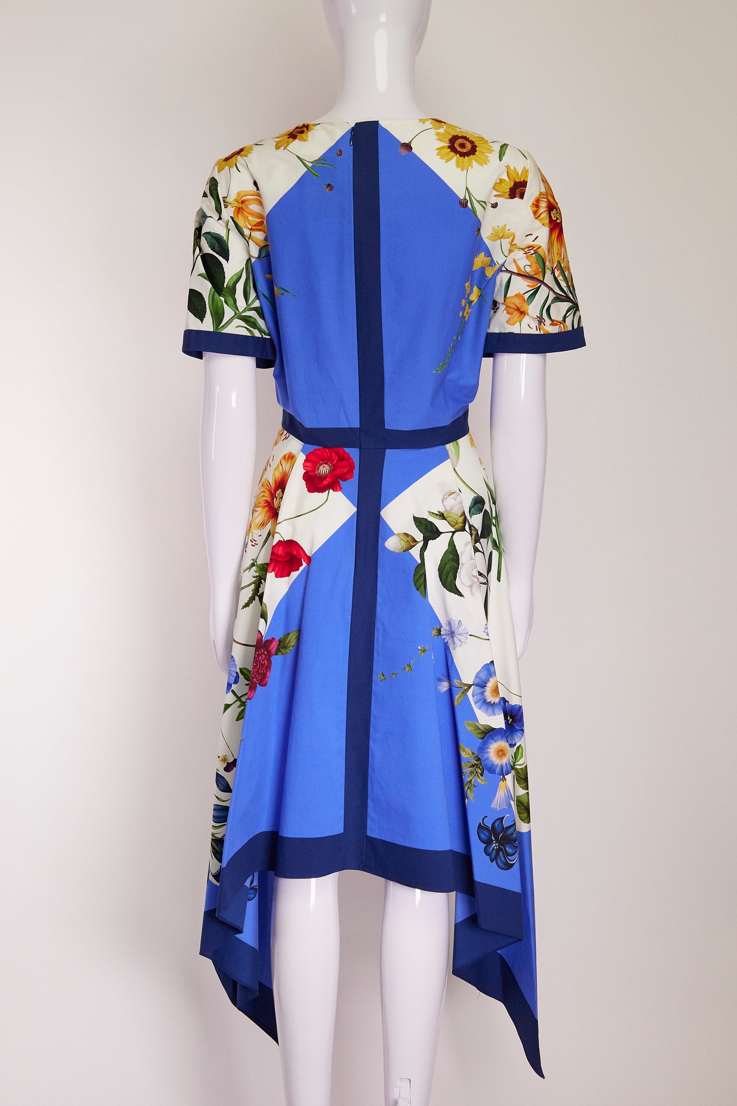 Oscar de la Renta Floral Midi Dress US8