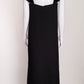 Celine Black Sequin Textured Top Dress IT38 FR34