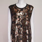 Dries Van Noten Sequin Leaf Patterned Tank M