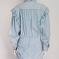 Isabel Marant Etoile Ruffle Trimmed Denim Dress FR38 IT42