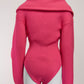 Jacquemus Wool Bodysuit in Hot Pink FR40 IT44