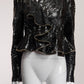 Alexander McQueen Laser Cut Crop Jacket FR40 IT44