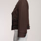 Marc Jacobs Brown Jeweled Crop Jacket US4