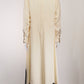 Toga Pulla Embroidered Black and Cream Long Sleeve Dress FR38 IT42