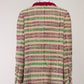 Marc Jacobs Tweed Pink Beaded Accent Blazer US10