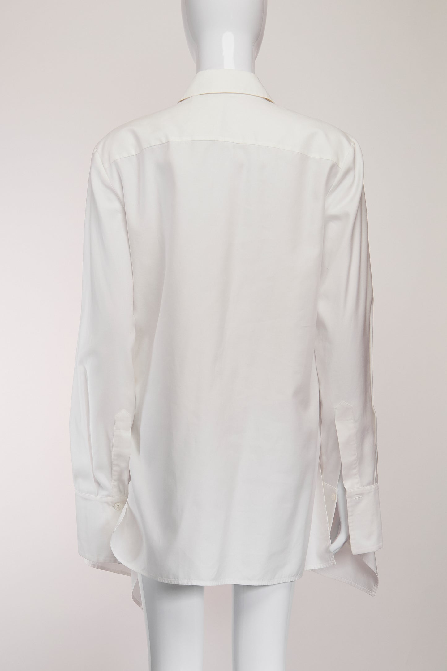 Stella McCartney White Button Down Collared Shirt IT46 FR42