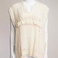 Isabel Marant Cream Knit Vest with Pom-Poms FR38 IT42