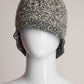 Chanel Silver and White with Sequin Detail Hat & Scarf Set