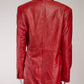 Situationist Red Leather Jacket FR36 IT40