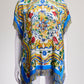 Dolce & Gabbana Patterned Fringe Poncho IT38 FR34