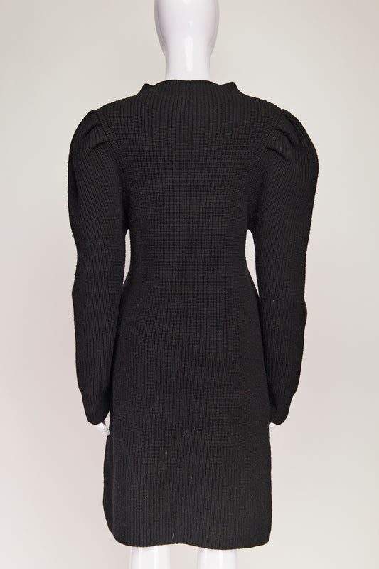 Sandro Accent Shoulder Sweater Dress M