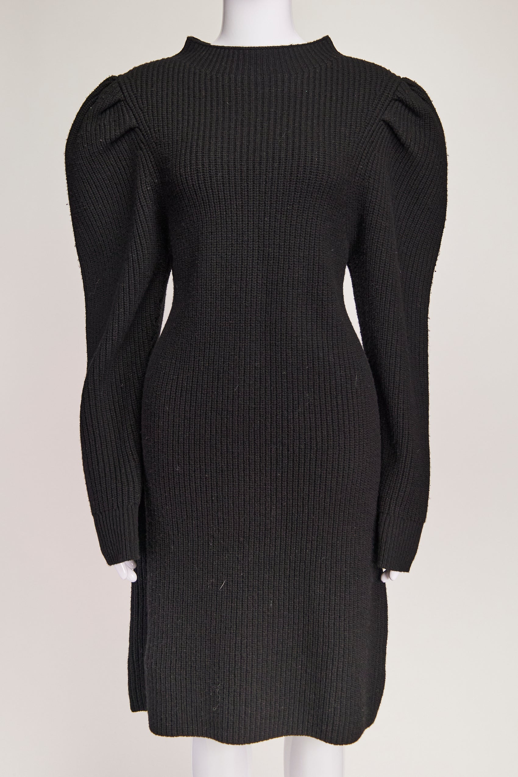 Sandro Accent Shoulder Sweater Dress M