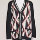 Marine Serre Diamond Patterned Cardigan M