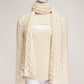 Lanvin Cutout Wool Sweater with Scarf