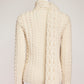 Lanvin Cutout Wool Sweater with Scarf