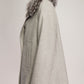 Brunello Cucinelli Cashmere Coat with Fur Collar S/M