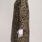 Smythe Animal Print Collarless Coat S