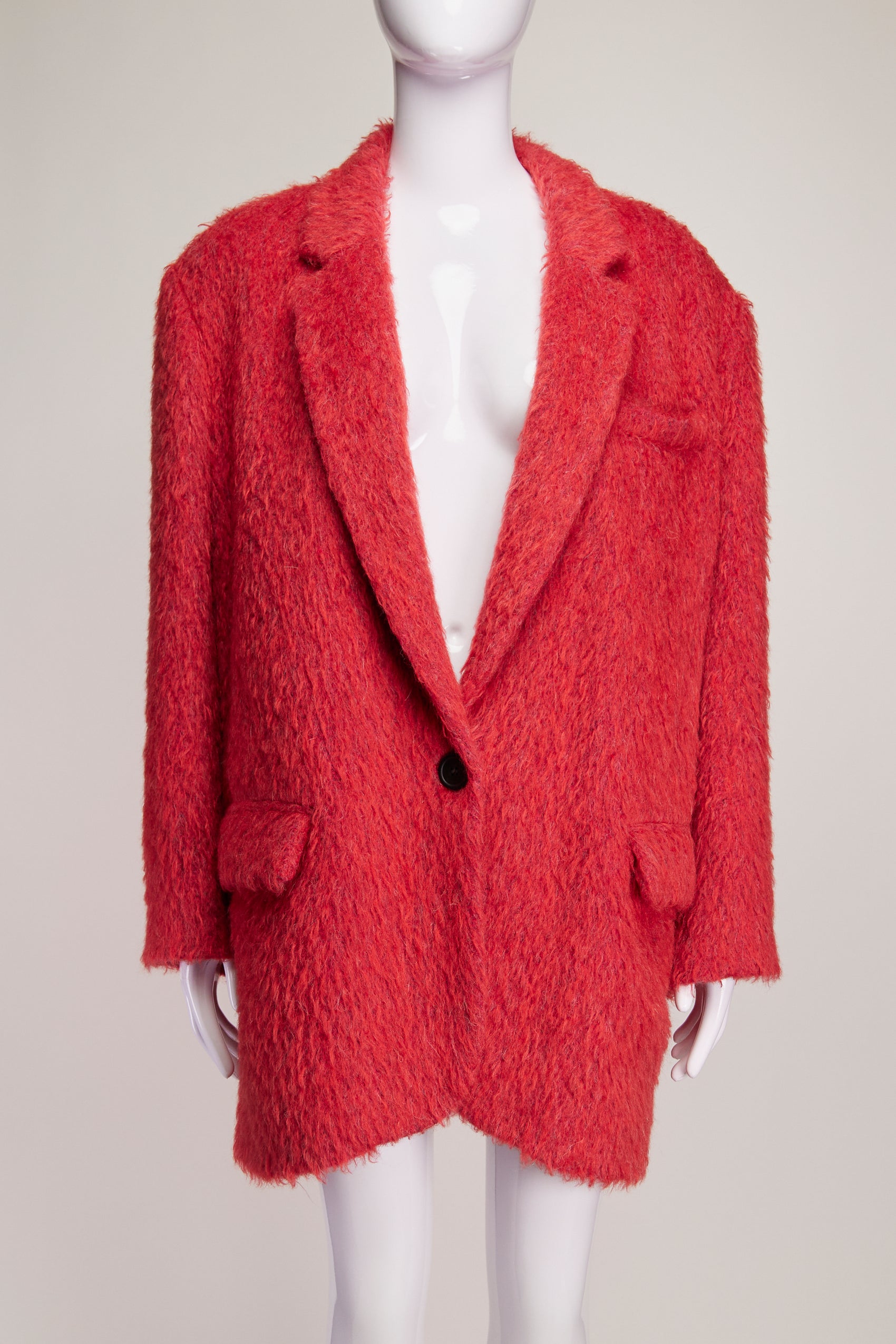 Isabel Marant Mohair Hot Pink Jacket IT 34