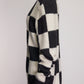 Michael Kors Checkered Cardigan M