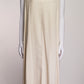 The Row Silk Cream Long Dress with Slit US10