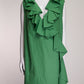 Lanvin Green Ruffled Dress US16