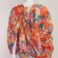 Junya Watanabe Comme des Garçons Floral A-Symmetrical Blouse XS