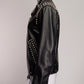 Marc Jacobs Leather Jacket with Silver Grommets IT46 FR42