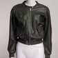 Isabel Marant Etoile Charcoal Leather Jacket FR38 IT42