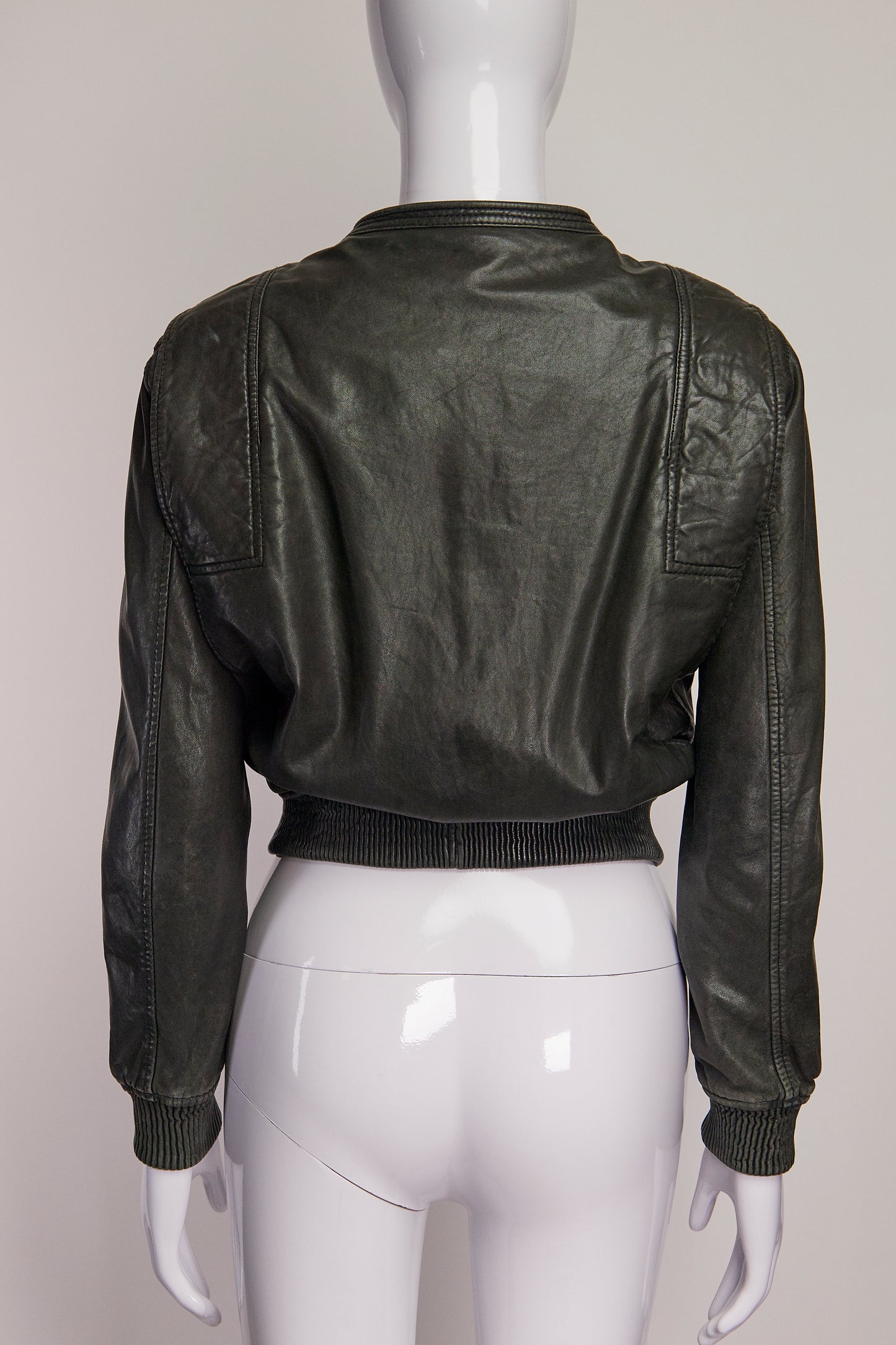 Isabel Marant Etoile Charcoal Leather Jacket FR38 IT42