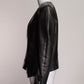 Balmain Deep-V Leather Blazer FR40 IT44