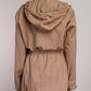 Loewe Beige Hooded Jacket FR36 IT40