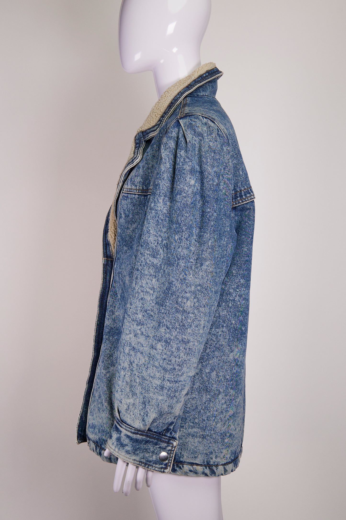 Isabel Marant Etoile Acid Wash Denim Jacket FR36 IT40