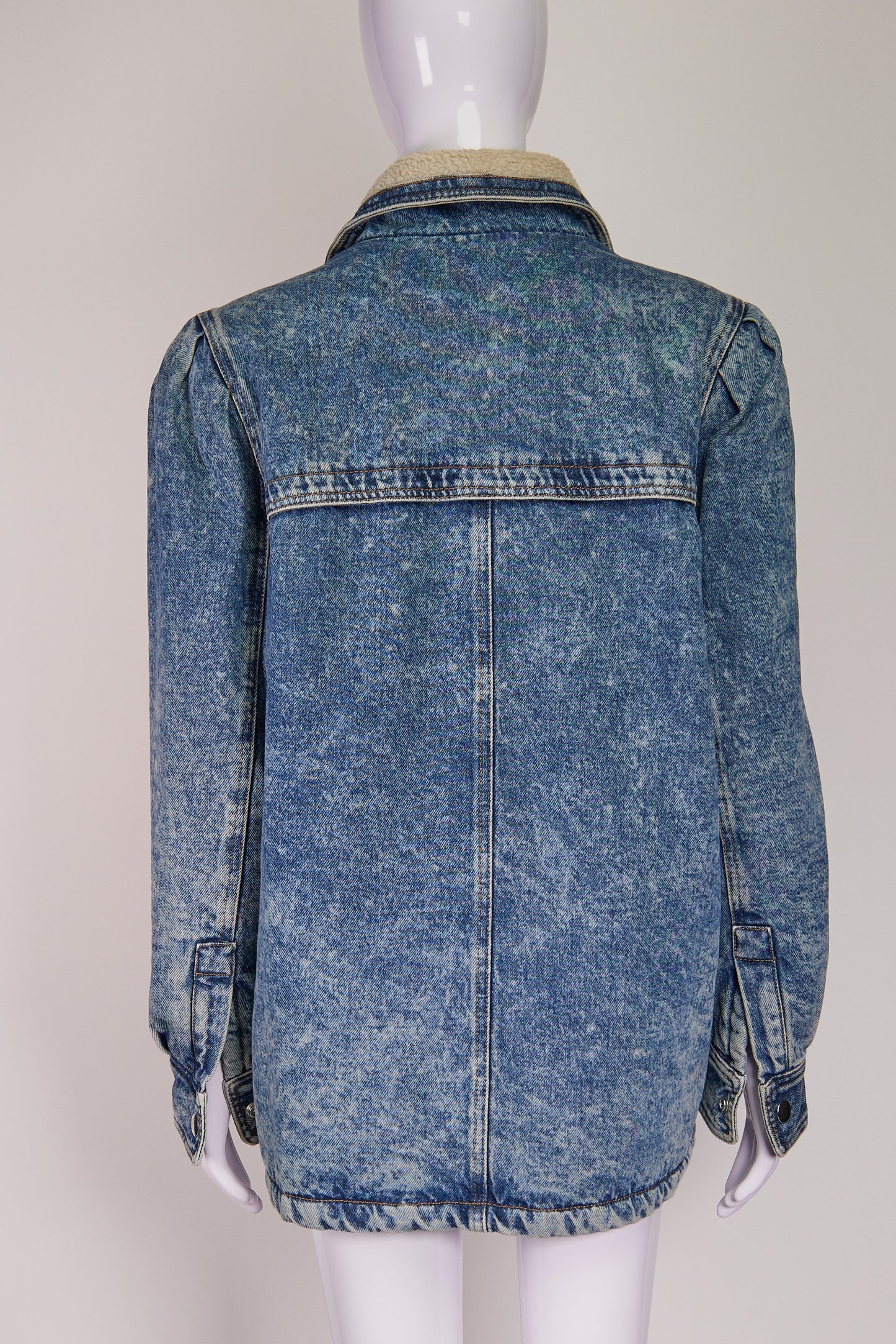 Isabel Marant Etoile Acid Wash Denim Jacket FR36 IT40