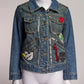 Marc Jacobs Patchwork and Grommets Denim Jacket M