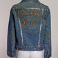 Marc Jacobs Patchwork and Grommets Denim Jacket M