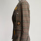 Veronica Beard Plaid Blazer with Patches US4