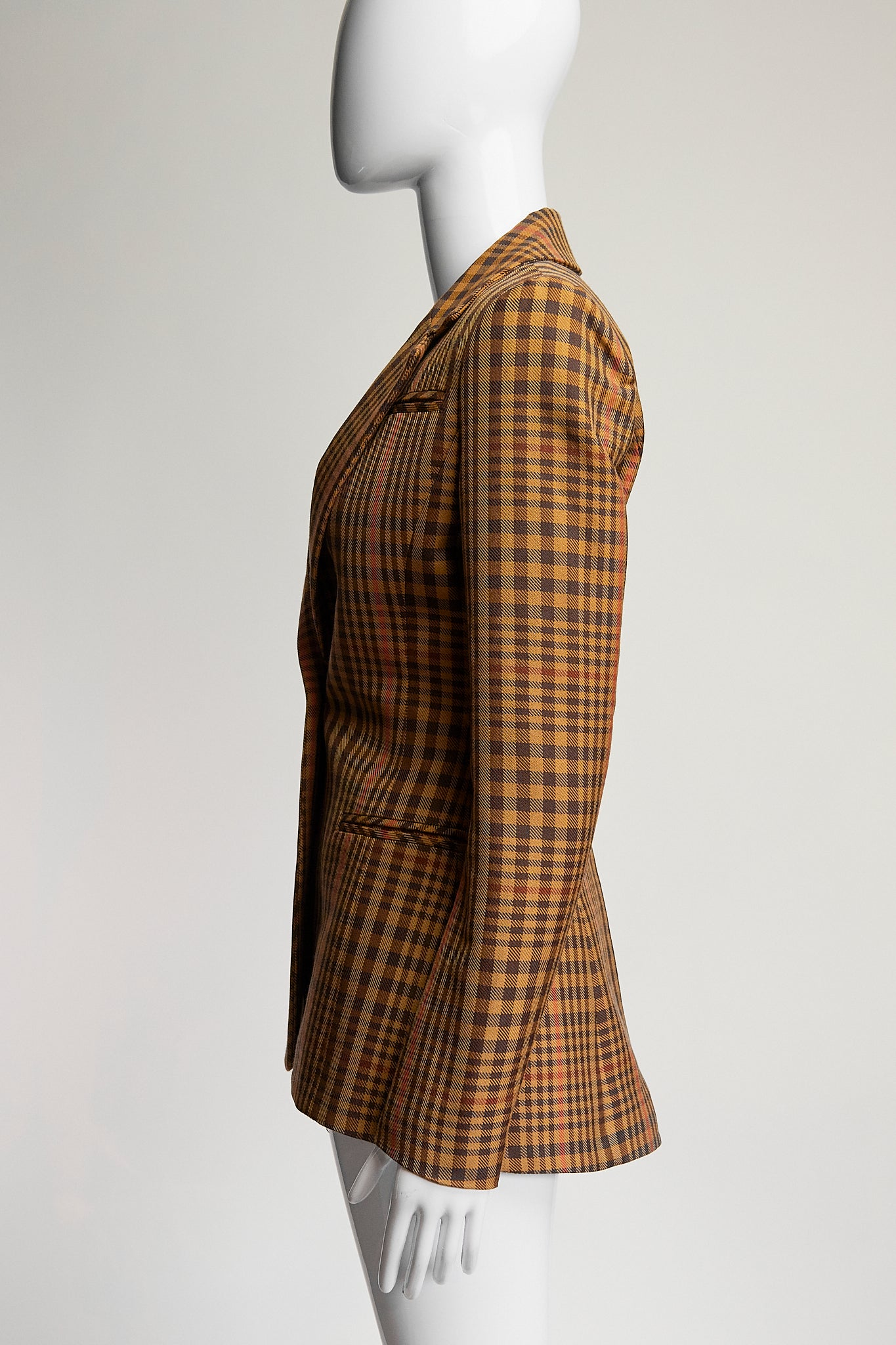 Altuzarra Plaid Structured Blazer IT36 FR32