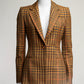 Altuzarra Plaid Structured Blazer IT36 FR32