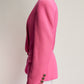 Alexandre Vauthier Pink Blazer with Shoulder Pads FR34 IT38