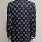 Gucci Navy, Red & White Monogram Blazer S