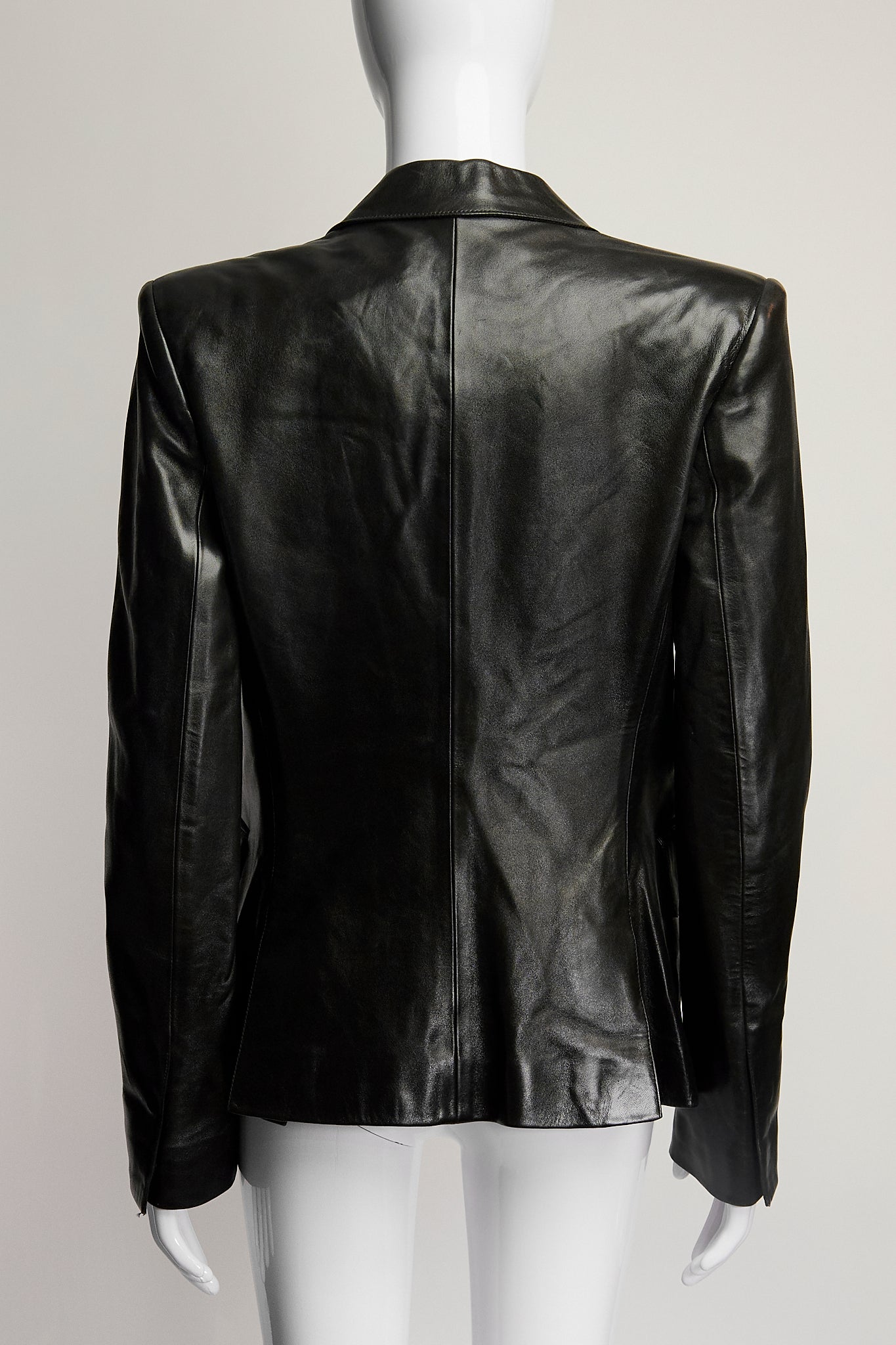 Yves Saint Laurent Leather Blazer