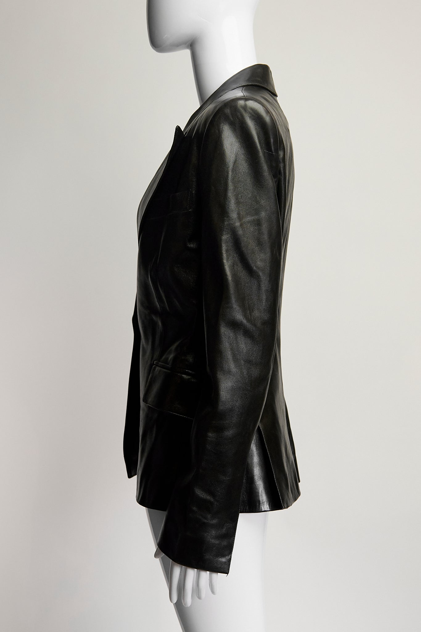 Yves Saint Laurent Leather Blazer