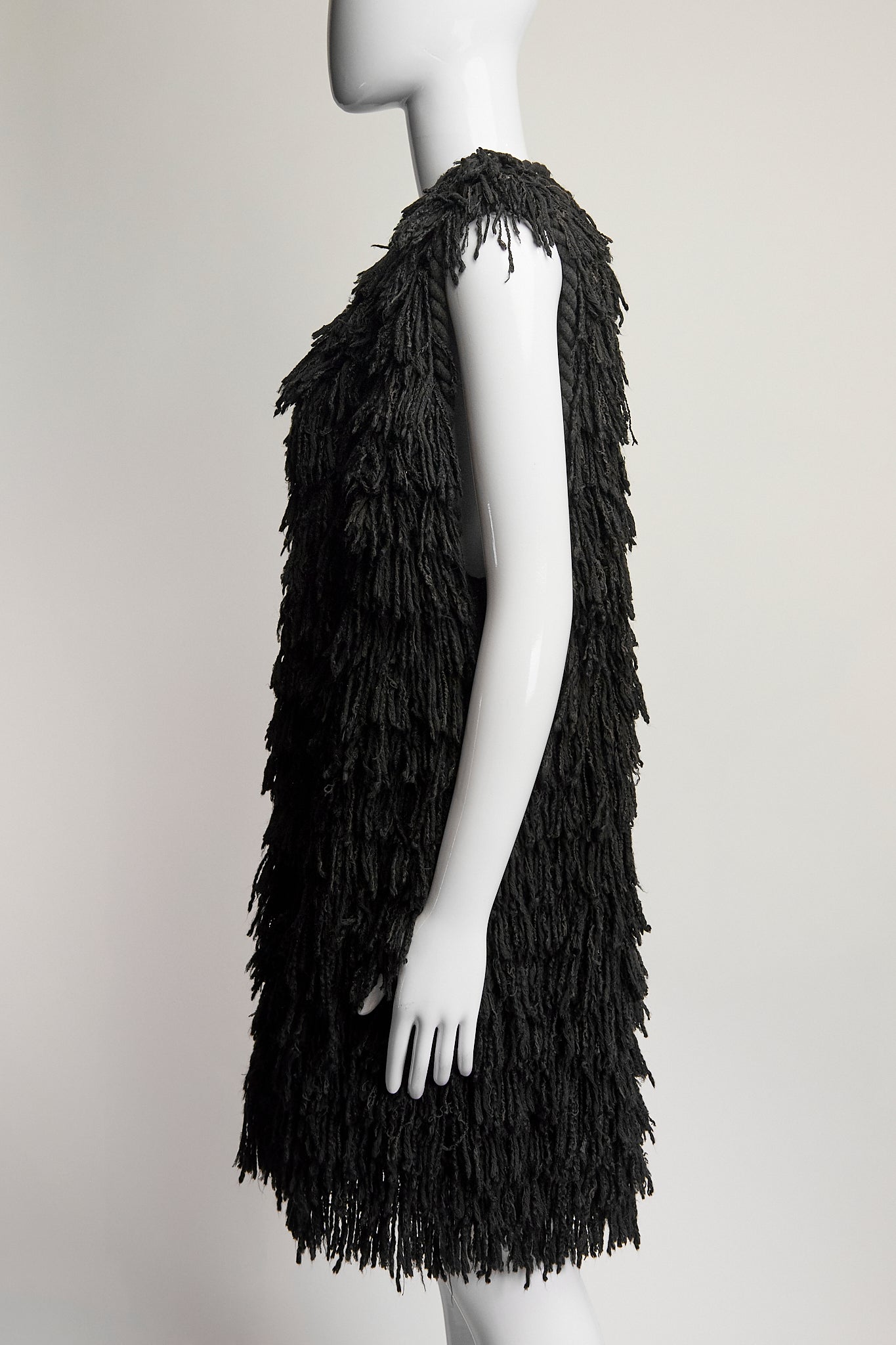 Isabel Marant Black Fringe Vest M