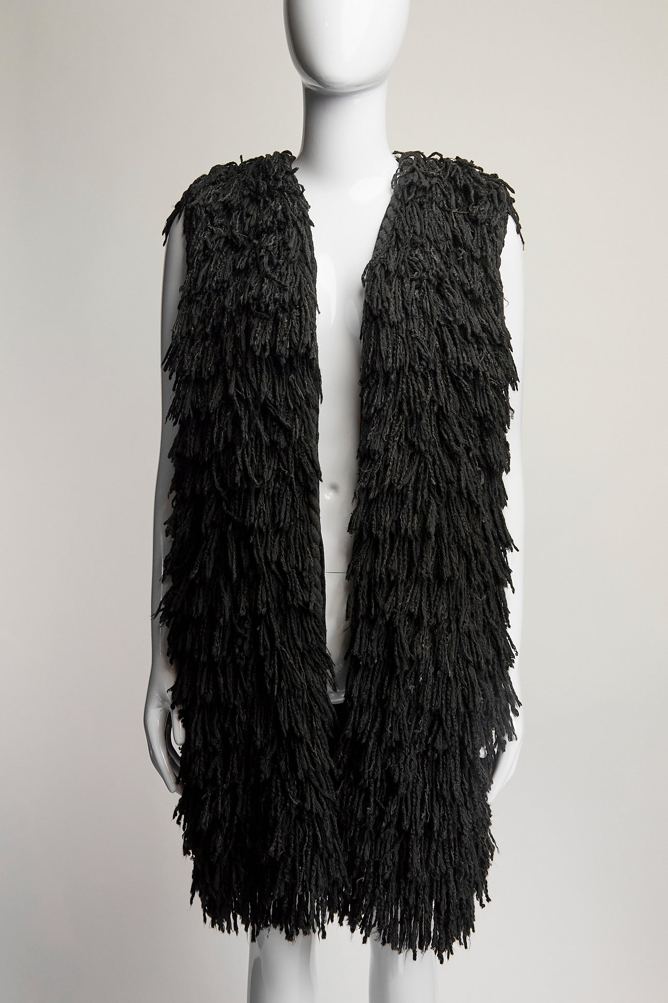 Isabel Marant Black Fringe Vest M