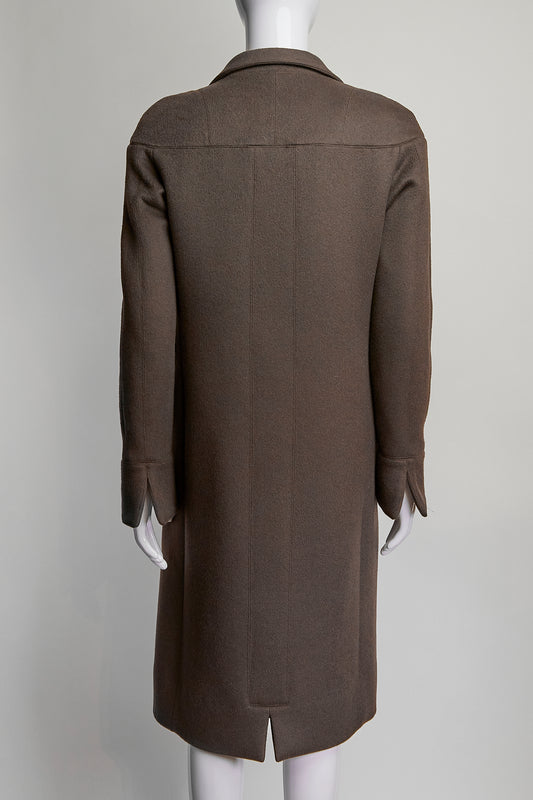 Fendi Brown Long Coat IT42 FR38