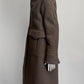 Fendi Brown Long Coat IT42 FR38