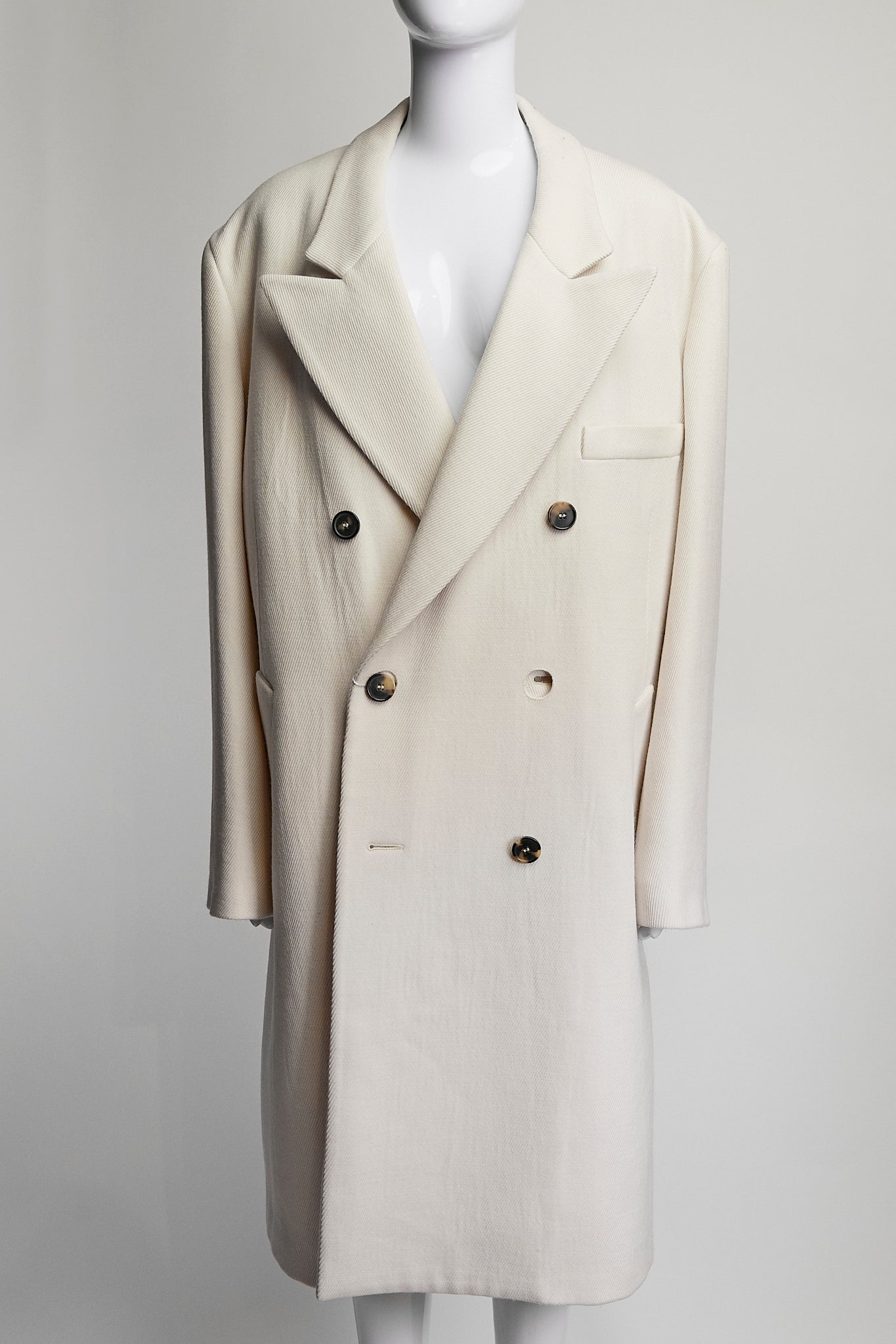 Maison Margiela Double Breasted Wool Coat US8