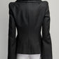 Alexander McQueen Removable Collared Double Breasted Jacket IT40 FR36