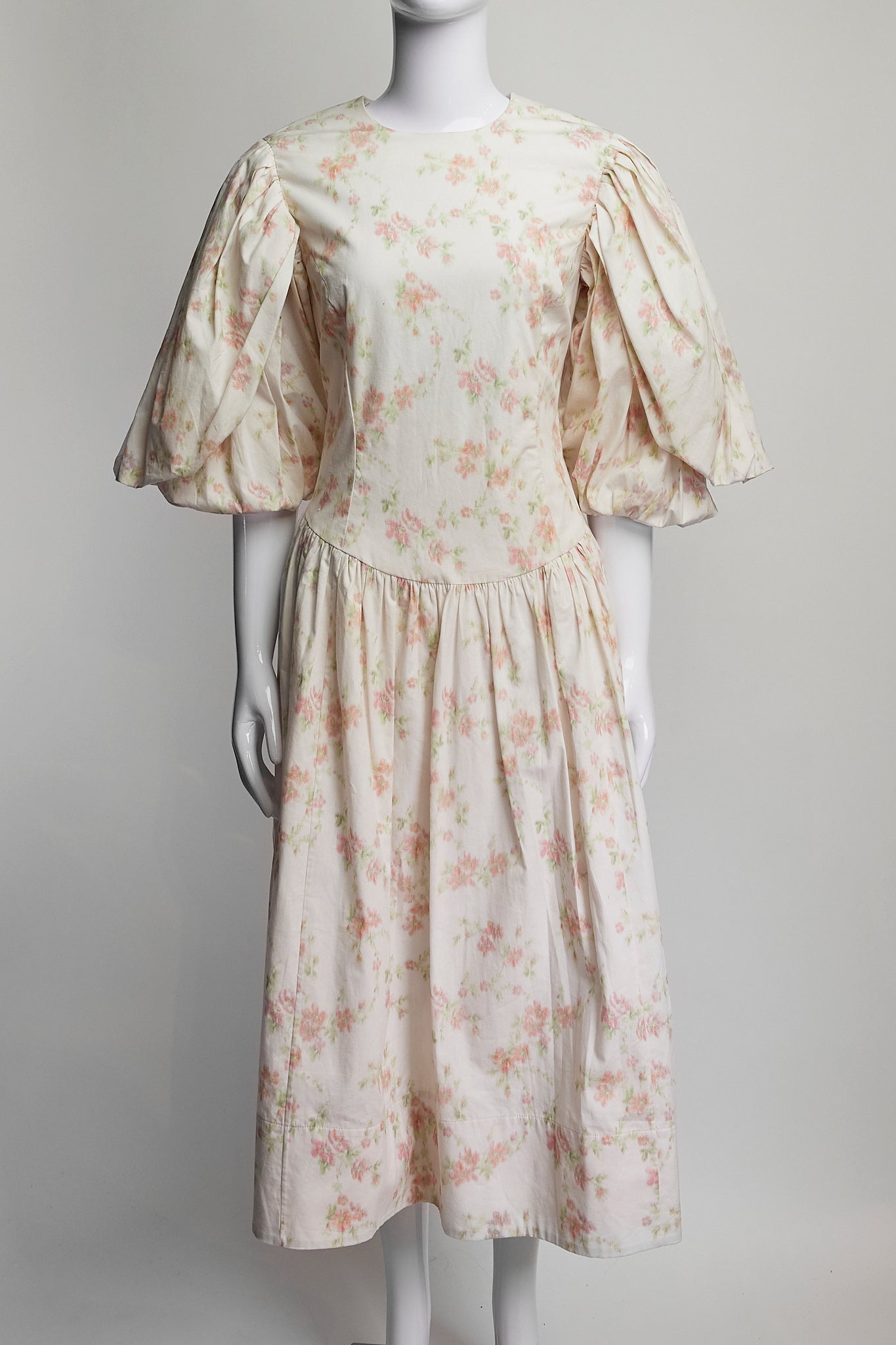 Simone Rocha Cream Florals Dress US4