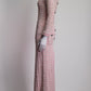 Balenciaga Pink Back to Front Tweed Dress S/M